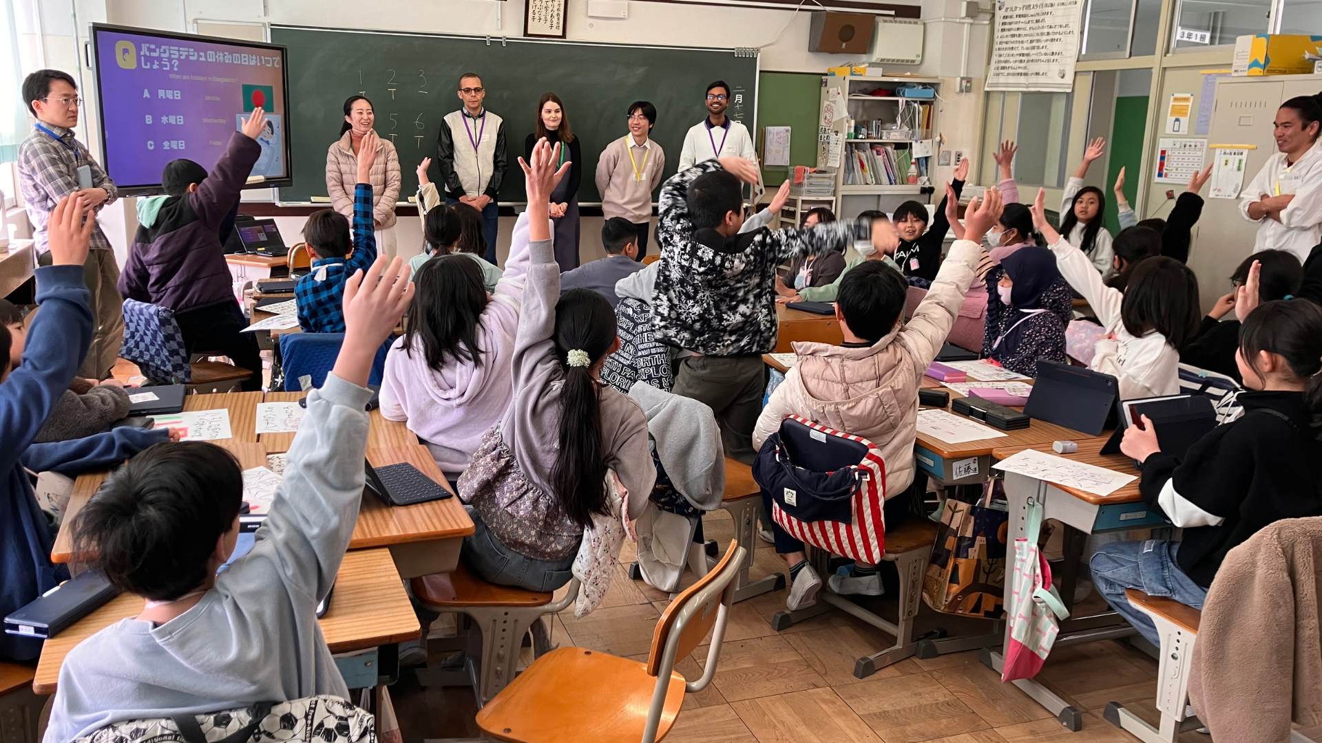 葛飾区立上千葉小学校 文化交流教室