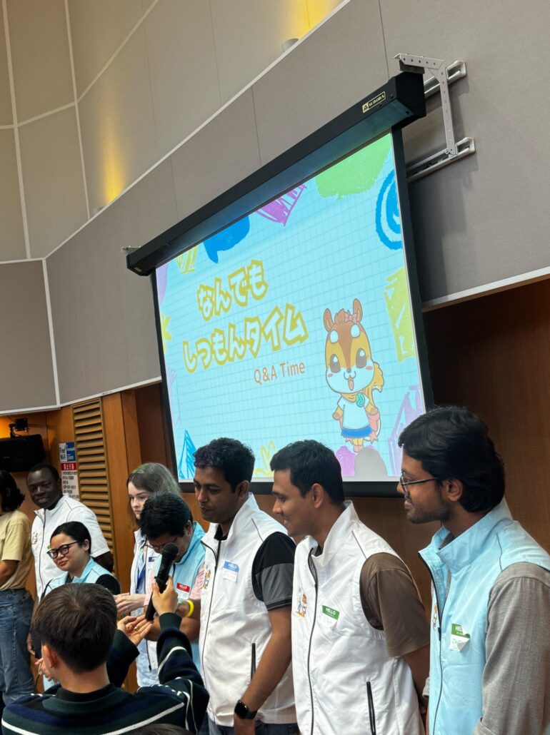 沢山の外国人と交流